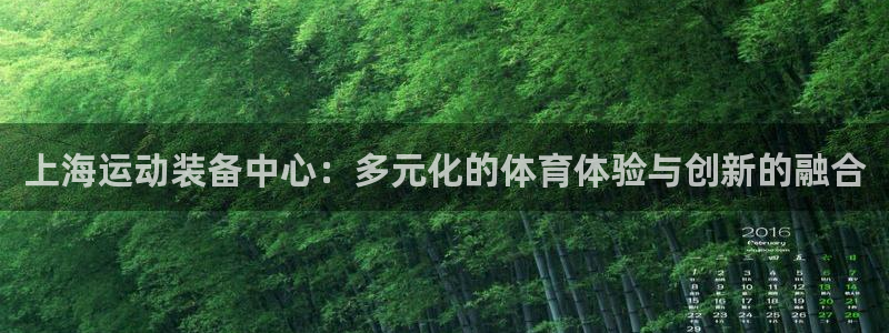 意昂4娱乐：上海运动装备中心：多元化的体育体验与创新