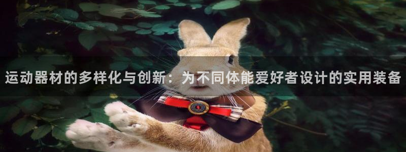 意昂体育4平台注册流程视频：运动器材的多样化与创新：